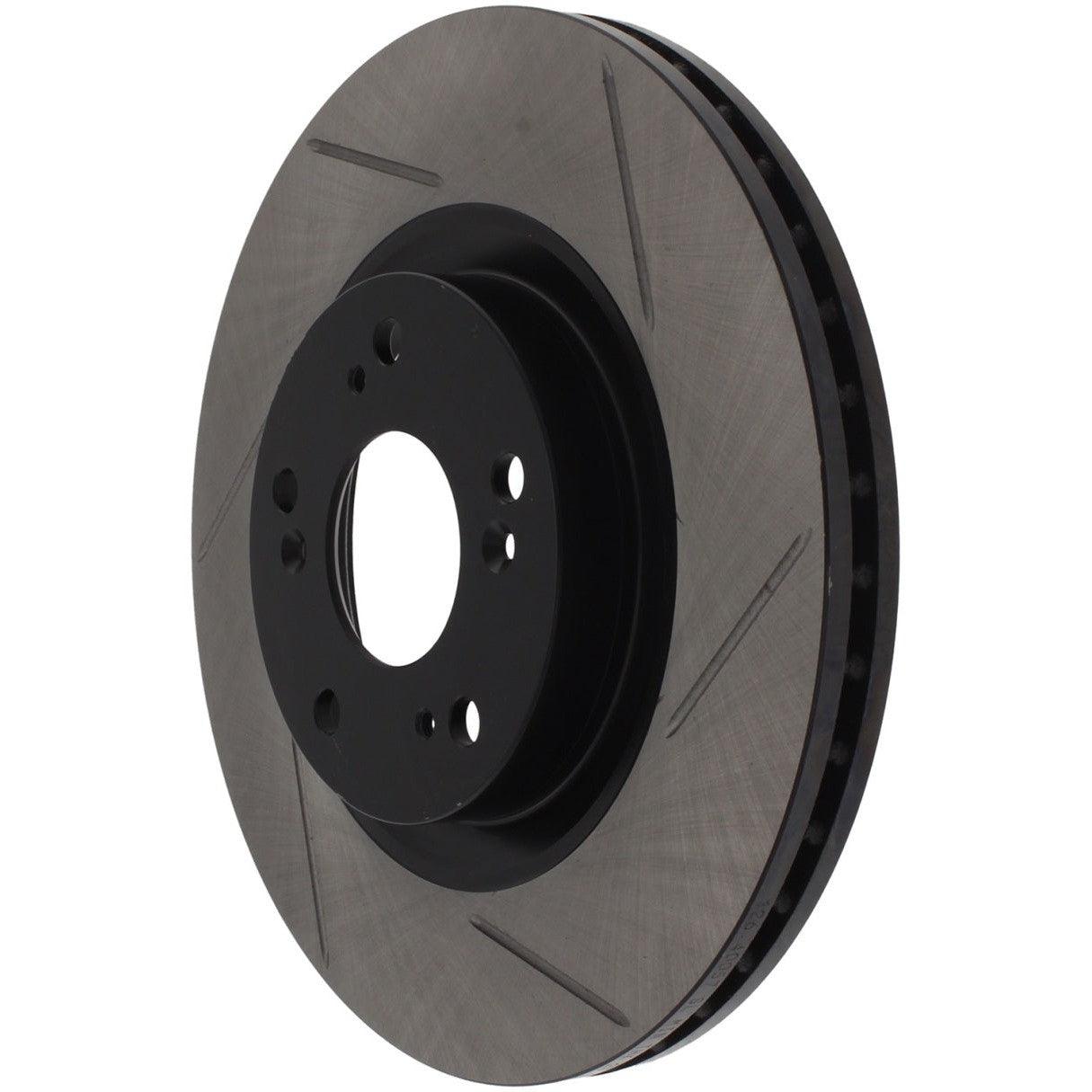 StopTech Power Slot Slotted 06-08 Honda Civic Si Front Left Rotor - Saikospeed