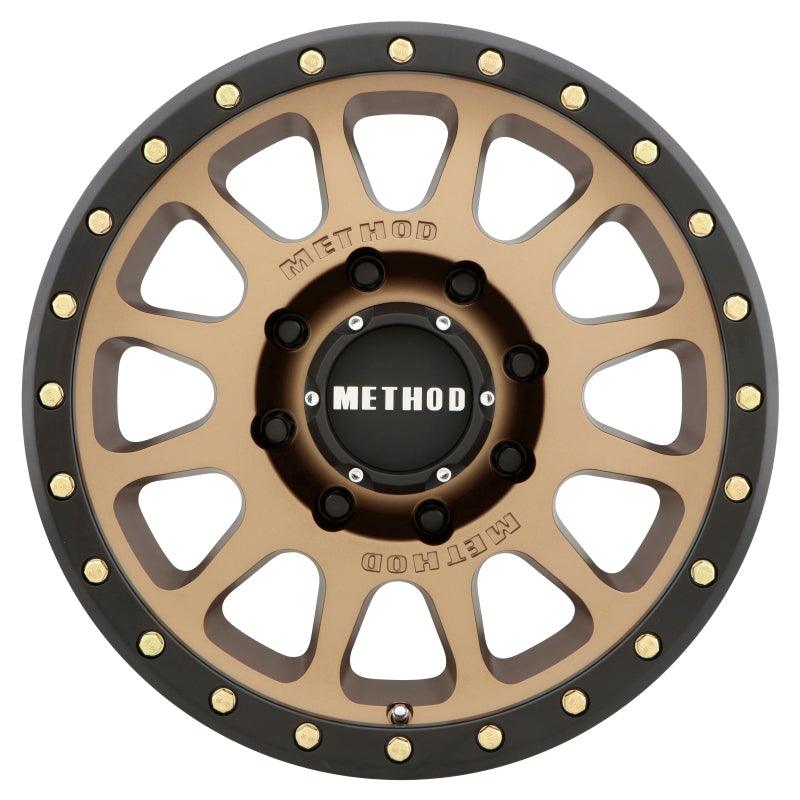 Method MR305 NV HD 18x9 +18mm Offset 8x6.5 130.81mm CB Method Bronze/Black Street Loc Wheel - Saikospeed