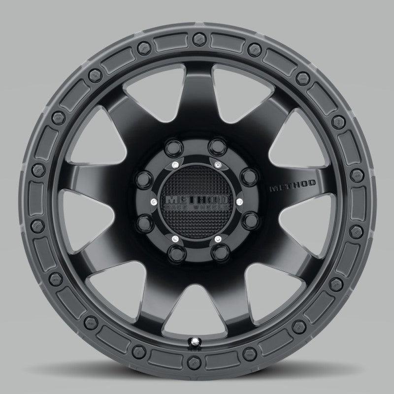 Method MR317 20x9 +18mm Offset 8x180 130.81mm CB Matte Black Wheel - Saikospeed