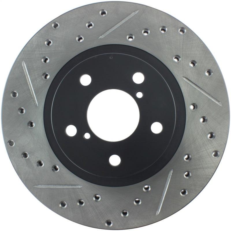 StopTech Slotted & Drilled Sport Brake Rotor - Saikospeed