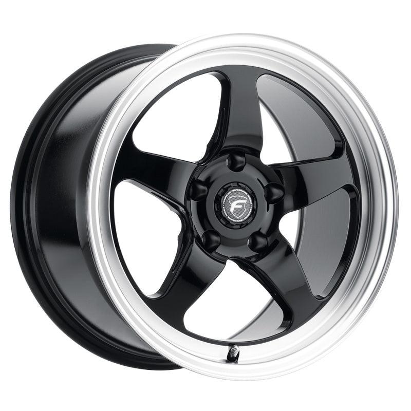 Forgestar D5 Drag 17x10 / 5x120 BP / ET45 / 7.3in BS Gloss Black Wheel - Saikospeed