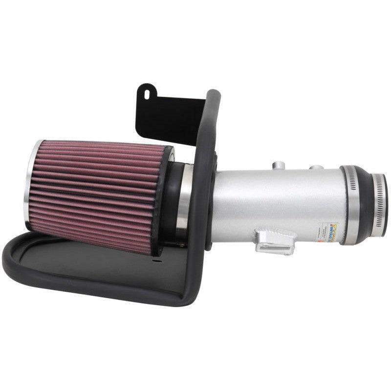 K&N 13-14 Honda Accord 3.5L V6 69 Series Typhoon Air Intake System - Silver Cold Air Intake Kit - Saikospeed