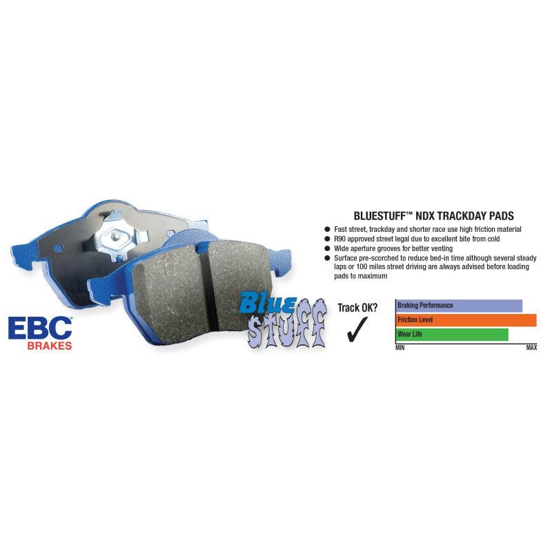 EBC 12-16 BMW M5 (F10) Bluestuff Front Brake Pads - Saikospeed