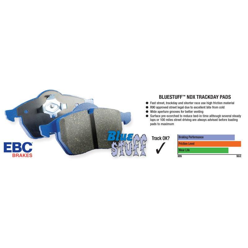 EBC 07-08 Ferrari 430 Scuderia 4.3 Bluestuff Front Brake Pads - Saikospeed