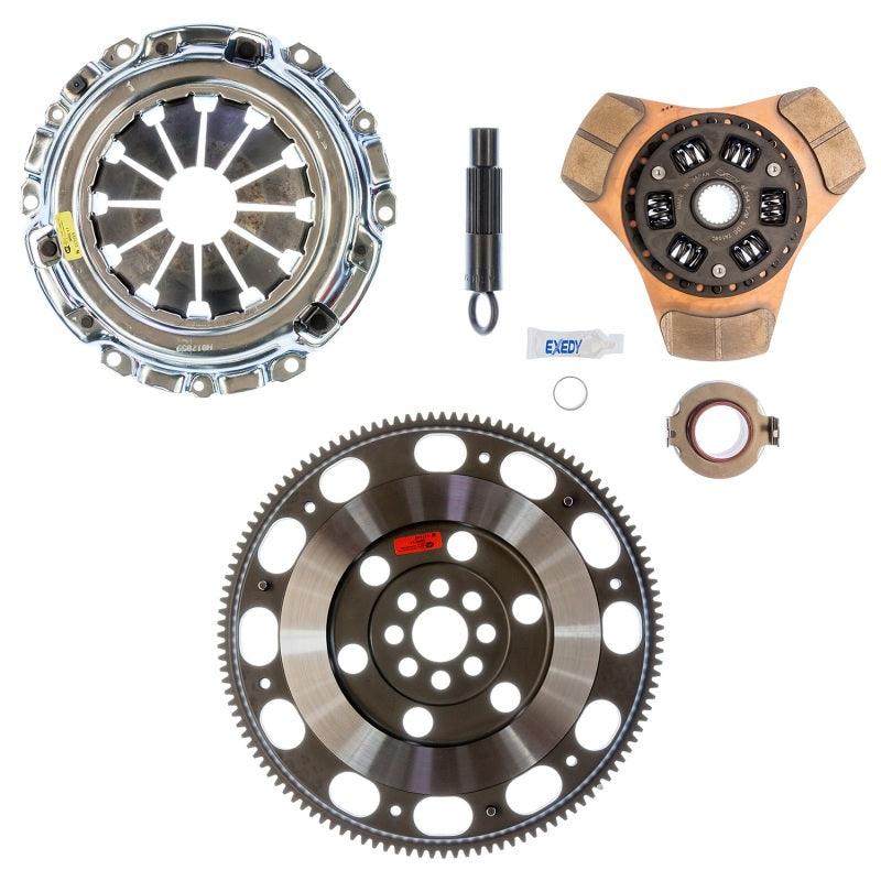 Exedy 2002-2006 Acura RSX Base L4 Stage 2 Cerametallic Clutch Thick Disc Incl. HF02 Lightweight FW - Saikospeed