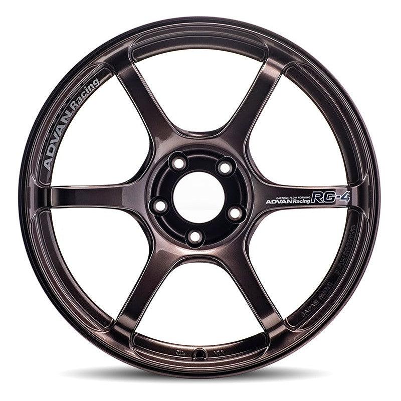 Advan RG-4 18x8.5 +44 5-114.3 Racing Copper Bronze Wheel - Saikospeed