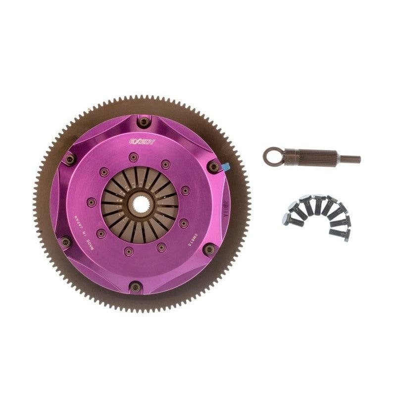 Exedy 2006-2006 Saab 9-2X Aero H4 Hyper Twin Cerametallic Clutch Sprung Center Disc Push Type Cover - Saikospeed