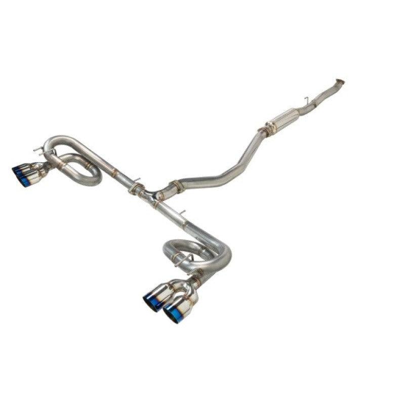 Remark 2022+ Honda Civic Hatchback Sport Touring FL1 (Link Loop) Catback Exhaust Burnt Stainless Tip - Saikospeed