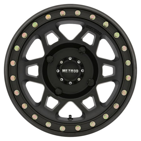 Method MR405 UTV Beadlock 15x7 / 4+3/13mm Offset / 4x136 / 106mm CB Matte Black Wheel - Saikospeed