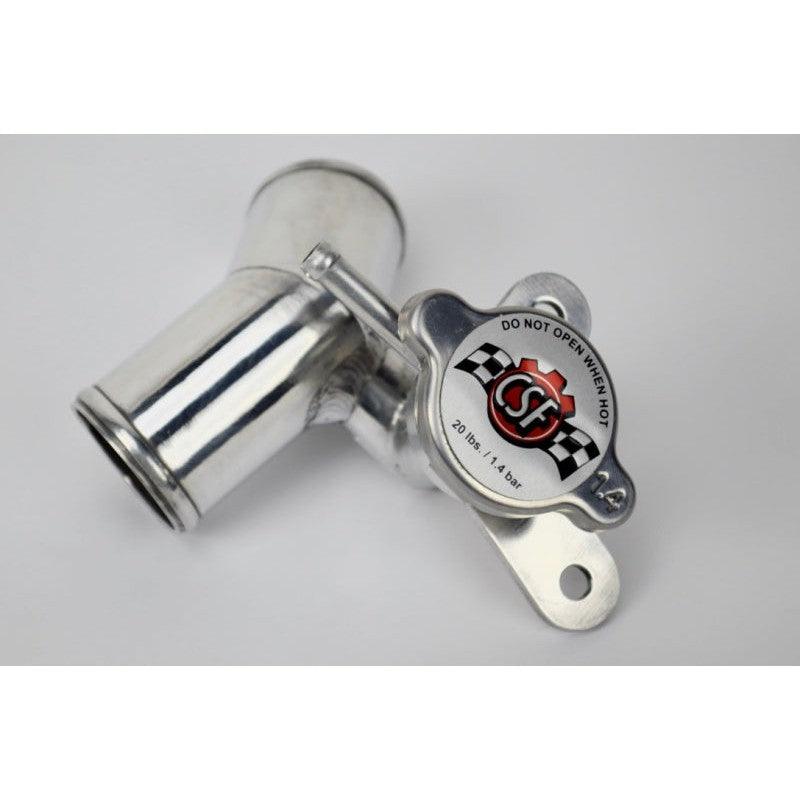 CSF 13+ BRZ / 13-20 Toyota 86 / 22+ GR86 Aluminum Filler Neck w/ High Pressure Radiator Cap - Saikospeed