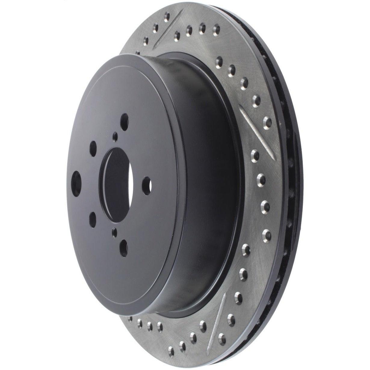 StopTech Slotted & Drilled Sport Brake Rotor - Saikospeed