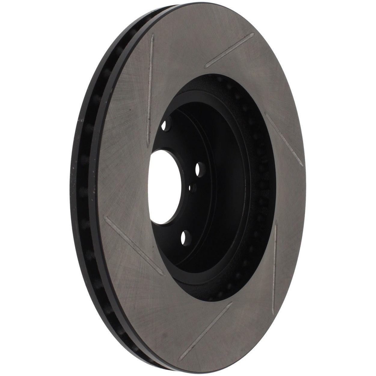 StopTech Power Slot 00-05 Legacy / 7/98-08 Impreza Front Left Sportstop Slotted Rotor - Saikospeed