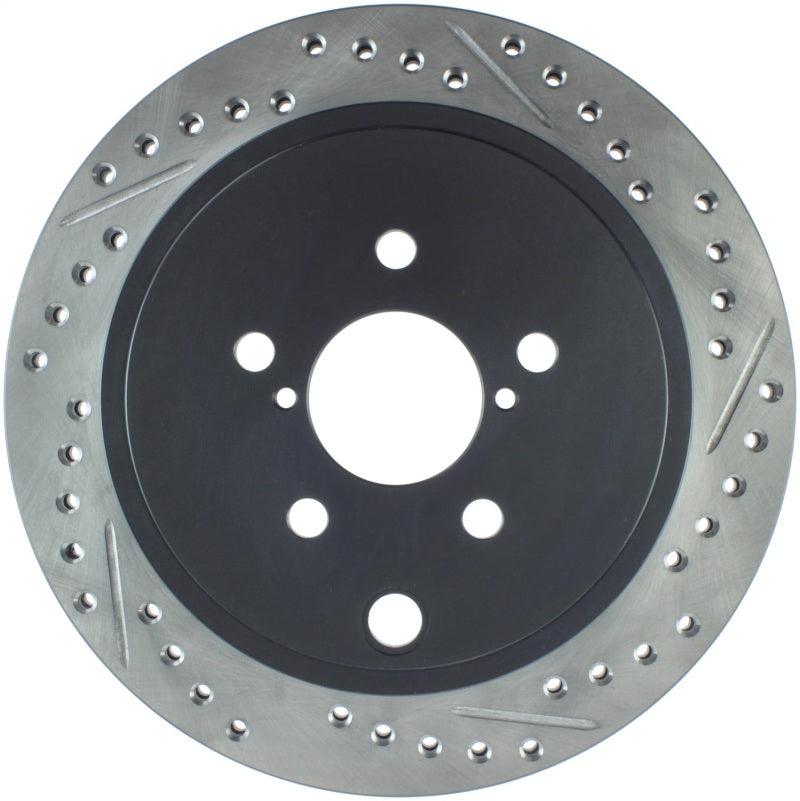 StopTech Slotted & Drilled Sport Brake Rotor - Saikospeed