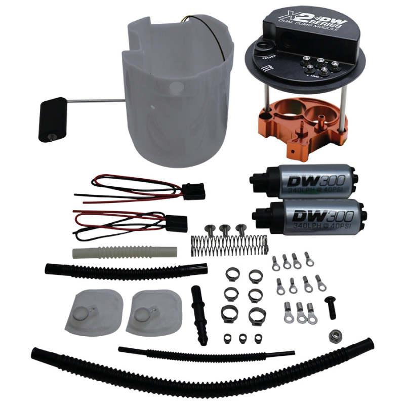Deatschwerks 12-16 Scion FR-S/12-20 Subaru BRZ/17-20 Toyota 86 X2 Pump Module w/DW300 - Saikospeed