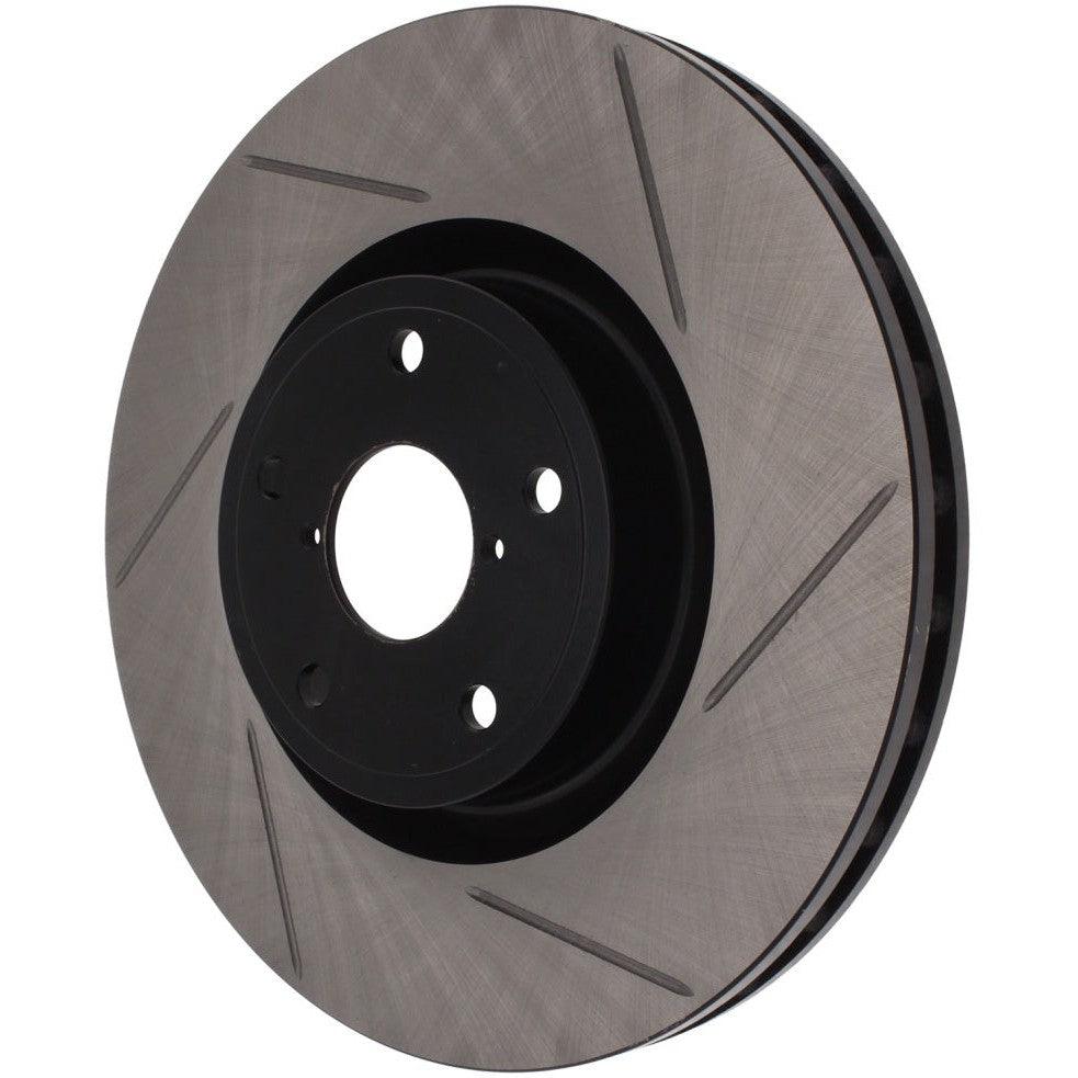 StopTech Power Slot 05-08 STi Front Right Slotted Rotor - Saikospeed