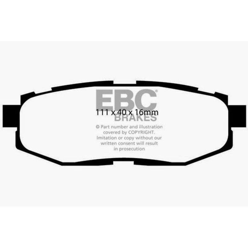 EBC 12+ Scion FR-S 2 Greenstuff Rear Brake Pads - Saikospeed