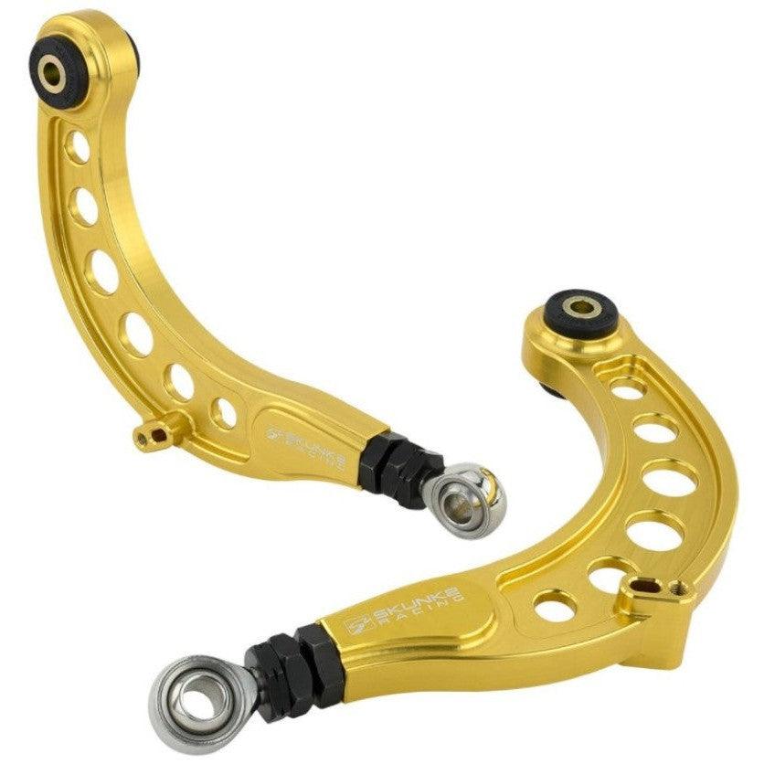 Skunk2 Pro Series 16-20 Honda Civic Gold Anodized Rear Camber Kit - Saikospeed