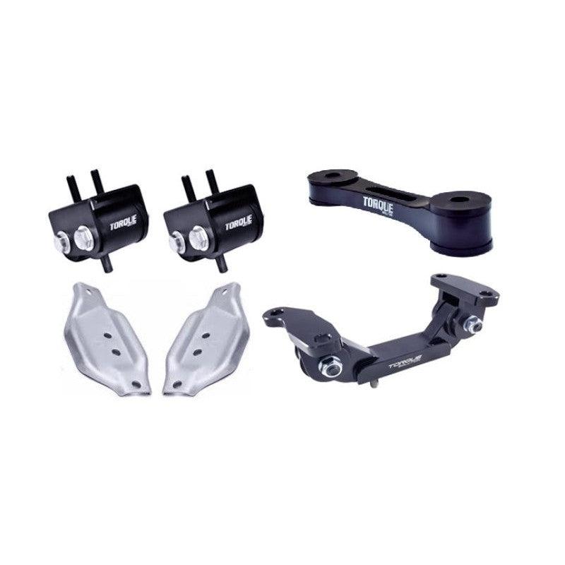 Torque Solution Engine / Trans / Pitch Mount Kit w/ Mount Plates: Subaru WRX 02-14 / STI 04+ - Saikospeed