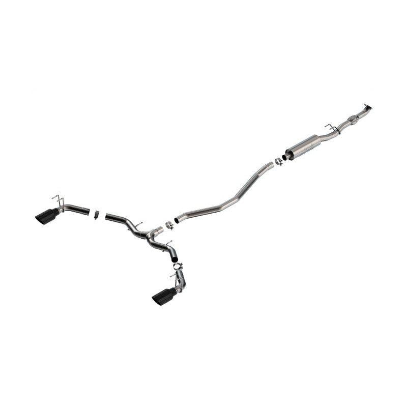 Borla 2023 Integra/22-23 Civic Si 1.5L 4 CYL. MT FWD 4DR 2.50in S-Type Catback Exhaust Black Chrome - Saikospeed