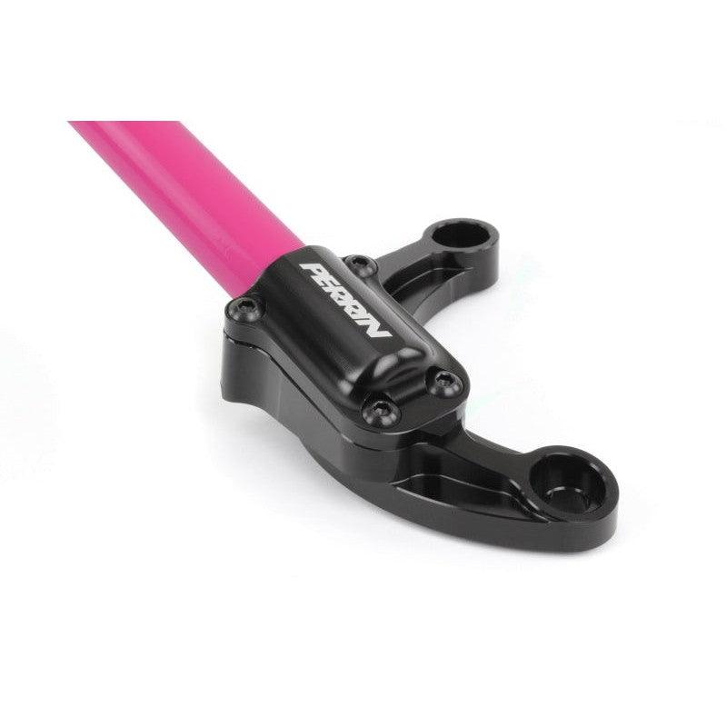 Perrin 02-07 Subaru Impreza (WRX/STi/RS/2.5i) / 04-08 Forester Front Strut Brace - Hyper Pink - Saikospeed