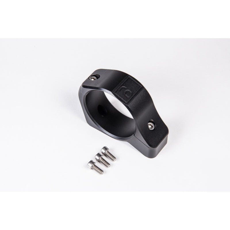 Radium Engineering 2-Piece Fuel Pump Clamp 60mm - Black W/ Logo