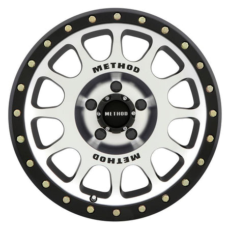 Method MR305 NV 17x8.5 0mm Offset 5x5 94mm CB Machined/Black Street Loc Wheel - Saikospeed