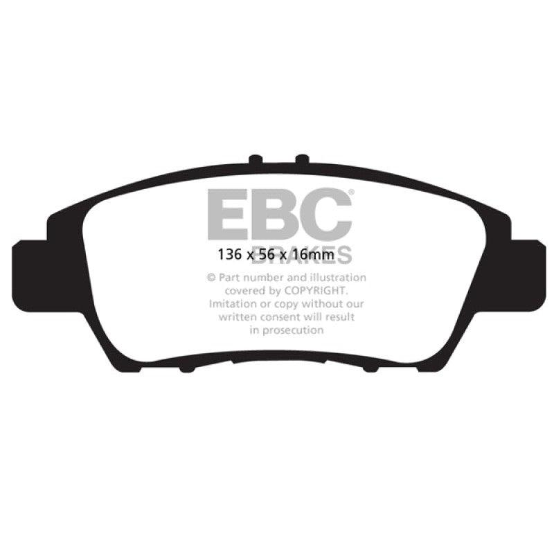 EBC 10-15 Honda CR-Z Yellowstuff Front Brake Pads - Saikospeed