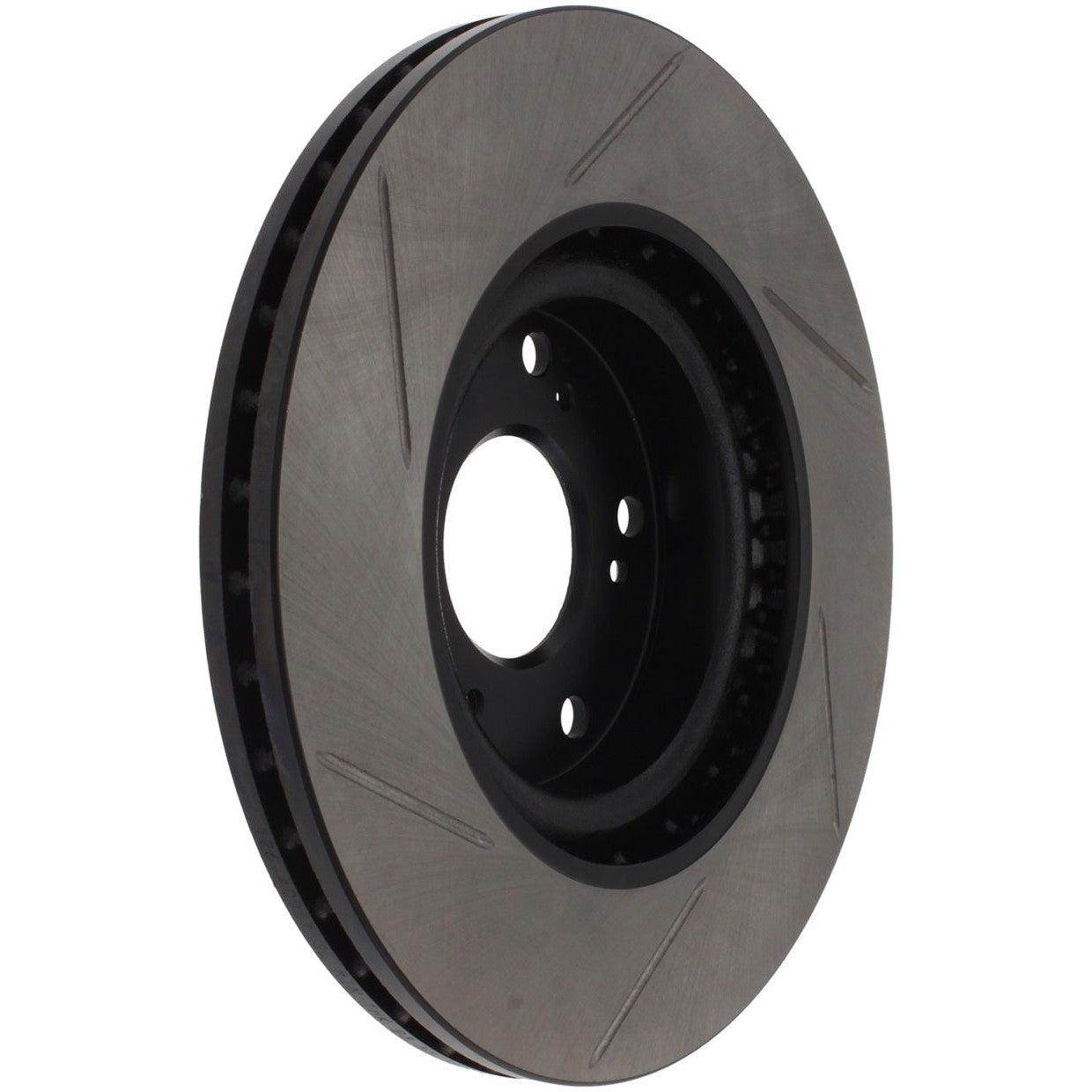 StopTech Power Slot Slotted 06-08 Honda Civic Si Front Left Rotor - Saikospeed