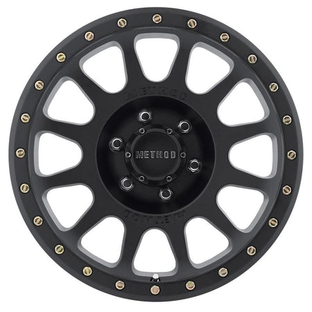 Method MR305 NV 18x9 +18mm Offset 6x5.5 108mm CB Matte Black Wheel - Saikospeed