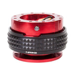 NRG Quick Release Kit - Pyramid Edition - Red Body / Black Pyramid Ring