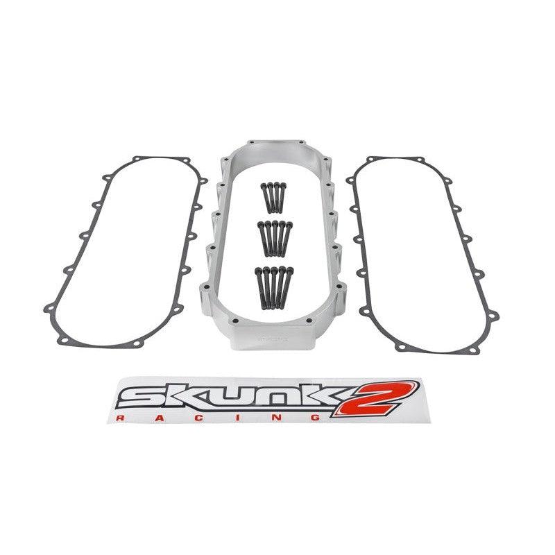 Skunk2 Ultra Series Honda/Acura Silver RACE Intake Manifold 2 Liter Spacer (Inc Gasket & Hardware) - Saikospeed