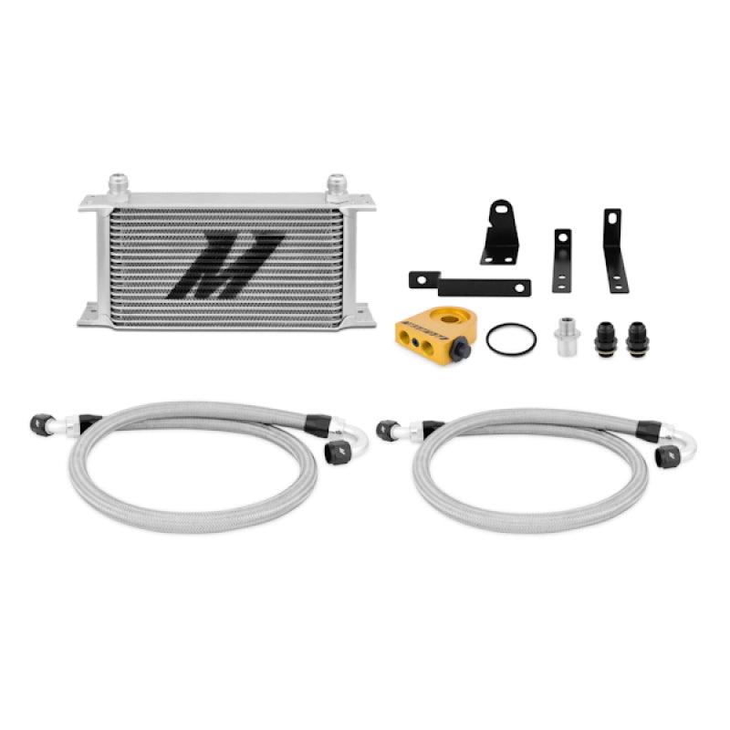 Mishimoto 00-09 Honda S2000 Thermostatic Oil Cooler Kit - Silver - Saikospeed