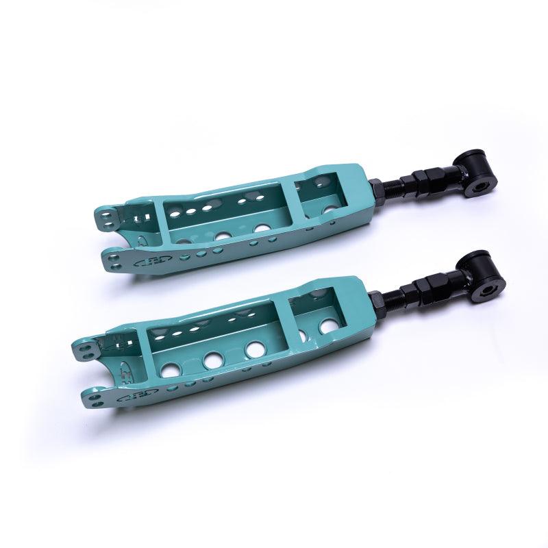 BLOX Racing Rear Lower Control Arms - Teal (2013+ Subaru BRZ/Toyota 86 / 2008+ Subaru WRX/STI) - Saikospeed