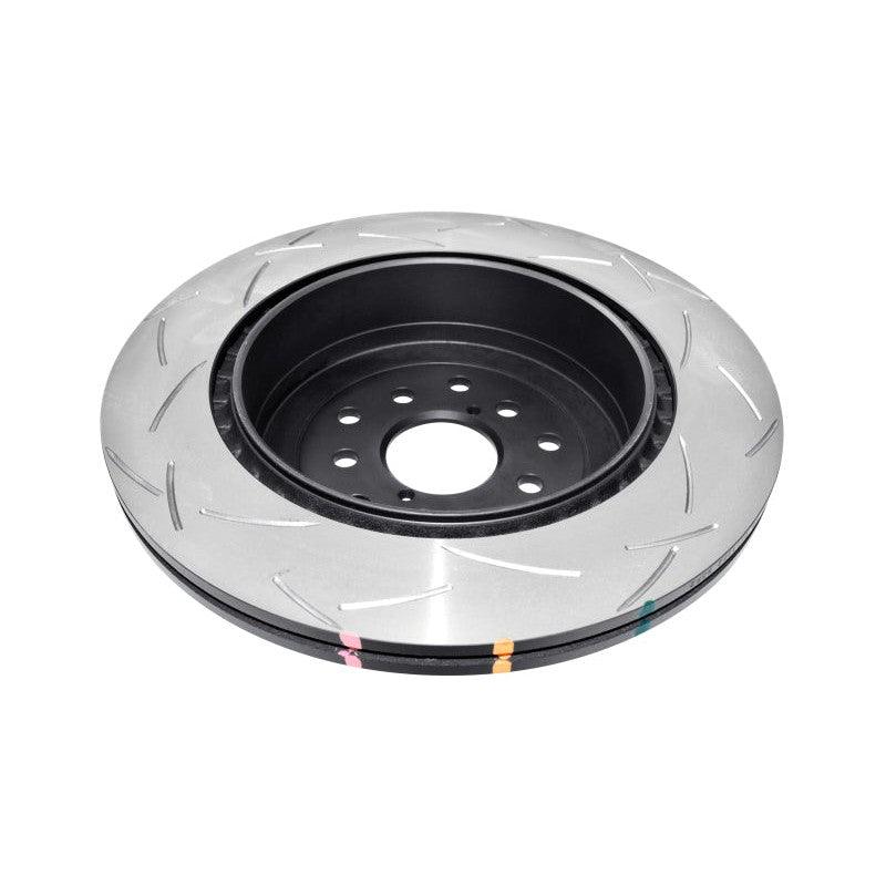 DBA 08-10 STi/2017 BRZ w/Perf. Pkg. Dual-Drilled Rear Slotted 4000 Series Rotor - Saikospeed