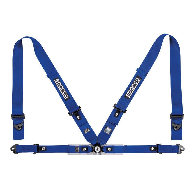 Sparco Belt 4Pt 3in/2in Competition Harness - Blue - Saikospeed