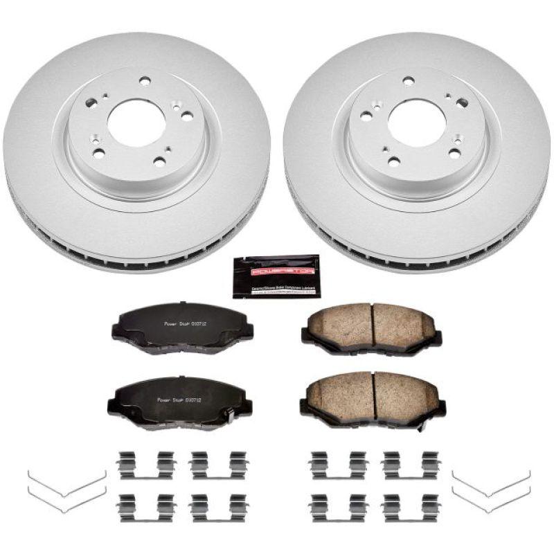 Power Stop 13-15 Acura ILX Front Z17 Evolution Geomet Coated Brake Kit - Saikospeed