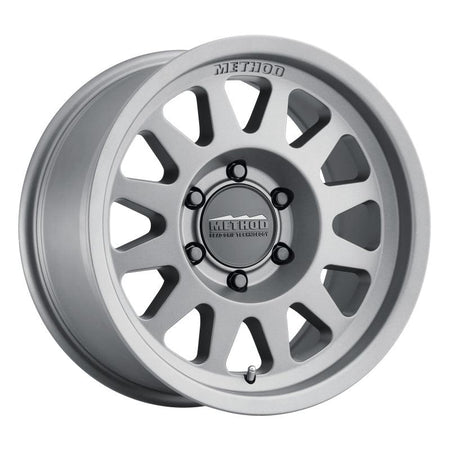 Method MR704 17x8.5 0mm Offset 5x150 110.5mm CB Matte Titanium Wheel - Saikospeed