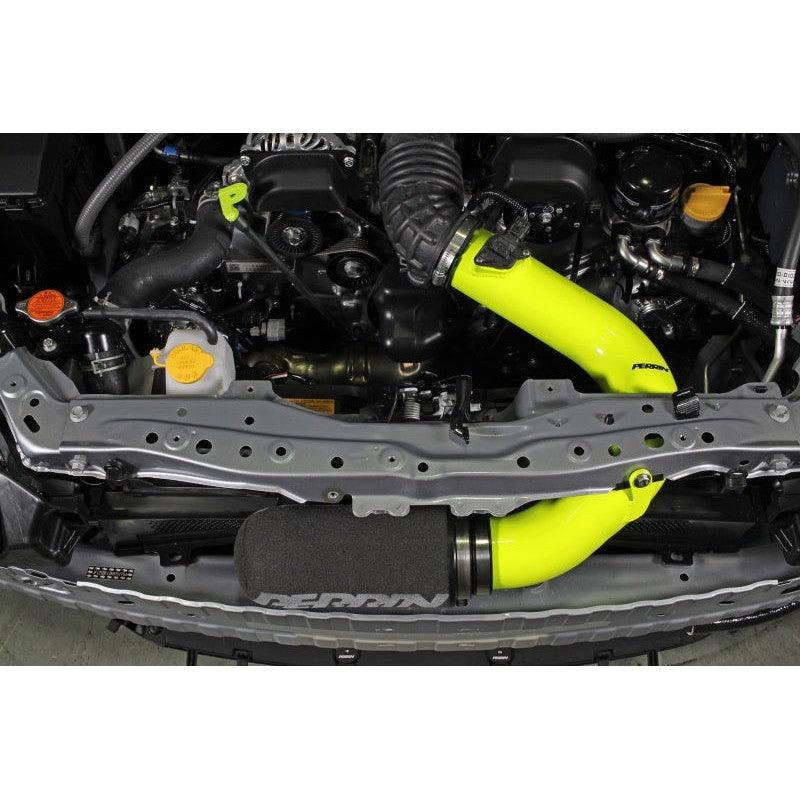 Perrin 22-23 Subaru BRZ/GR86 Cold Air Intake - Neon Yellow - Saikospeed