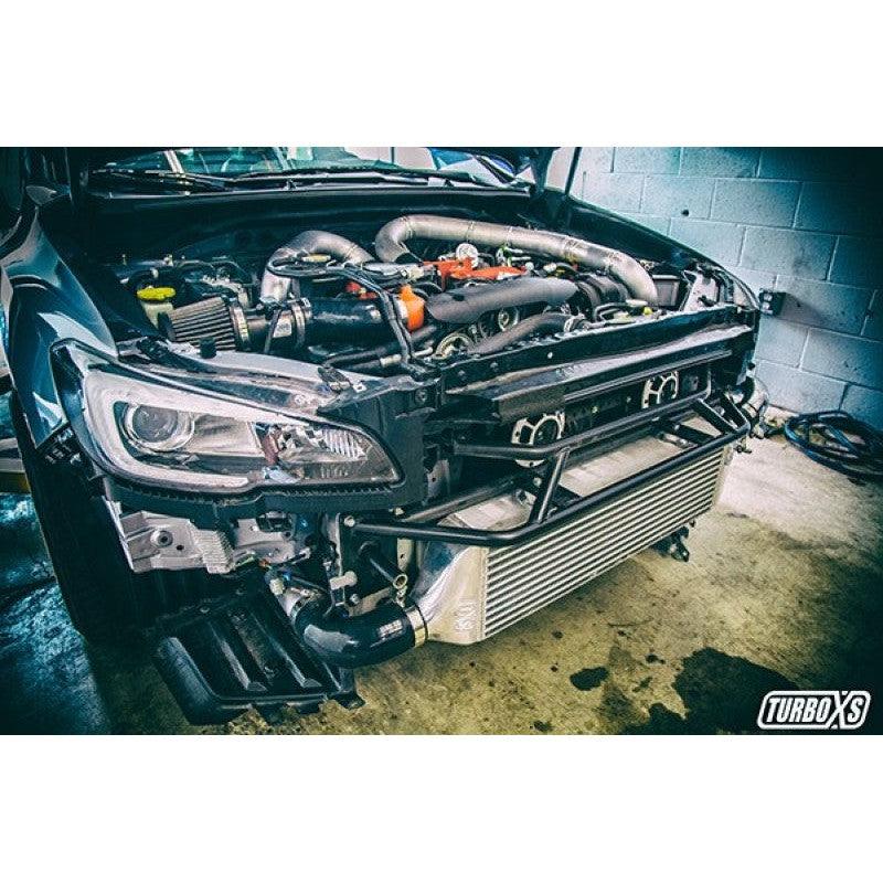 Turbo XS FMIC 2015-2017 Subaru STi - Wrinkle Red Pipes - Saikospeed