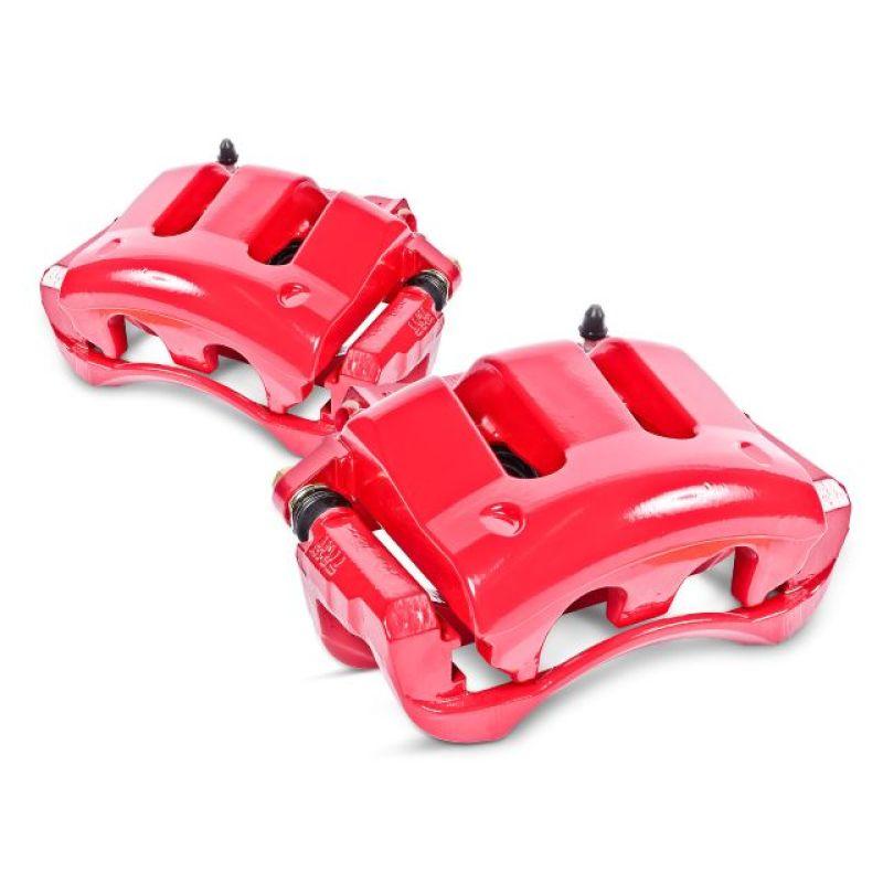 Power Stop 97-00 Acura EL Front Red Calipers w/Brackets - Pair - Saikospeed