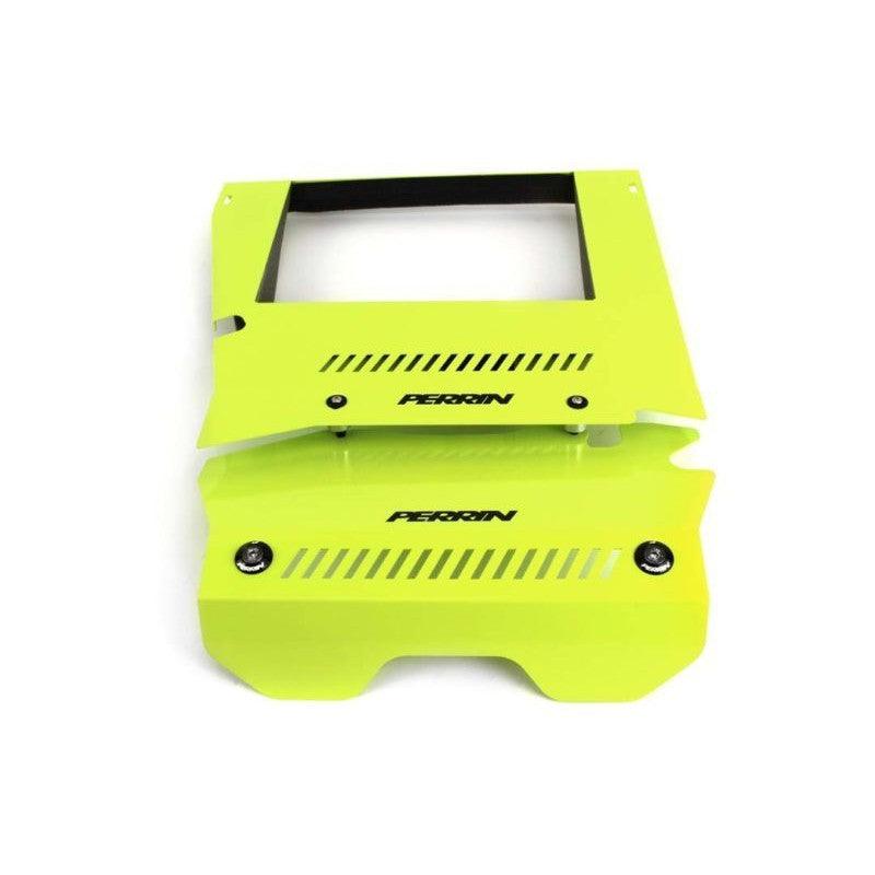 Perrin 15-16 Subaru WRX Engine Cover Kit - Neon Yellow - Saikospeed