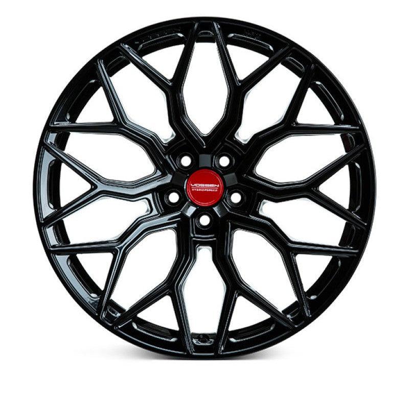 Vossen HF-2 24x10 / 5x120 / ET32 / Deep Face / 72.56 - Gloss Black Wheel - Saikospeed