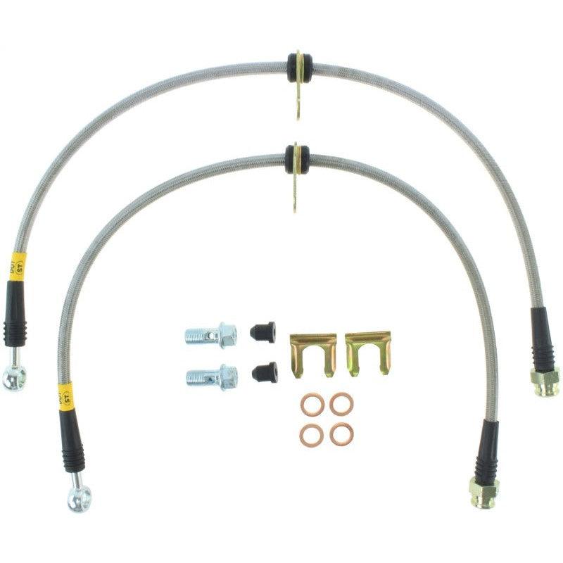 StopTech 13 Scion FR-S / 13 Subaru BRZ Front Stainless Steel Brake Lines - Saikospeed