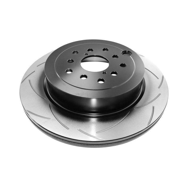DBA 08-10 STi/2017 BRZ w/Perf. Pkg. Dual Drilled Rear Slotted Street Series Rotor - Saikospeed
