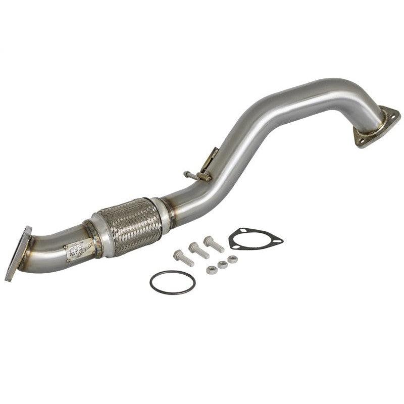 aFe Power Elite Twisted Steel 16-17 Honda Civic I4-1.5L (t) 2.5in Rear Down-Pipe Mid-Pipe - Saikospeed
