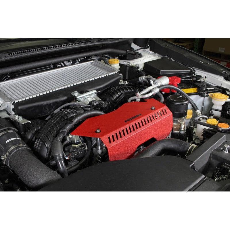 Perrin 2022+ Subaru WRX Pulley Cover - Red - Saikospeed