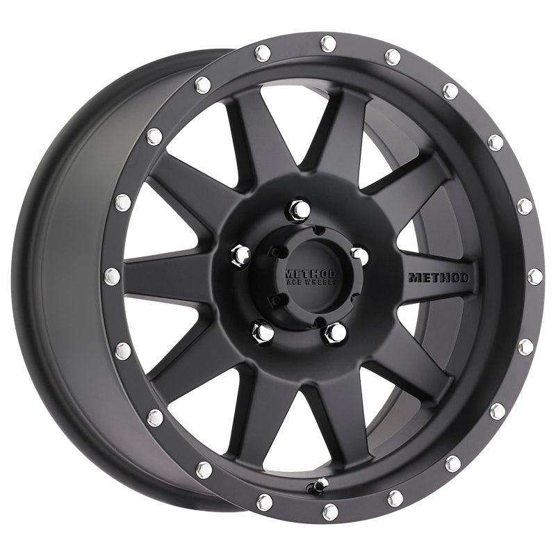 Method MR301 The Standard 18x9 -12mm Offset 5x5 94mm CB Matte Black Wheel - Saikospeed