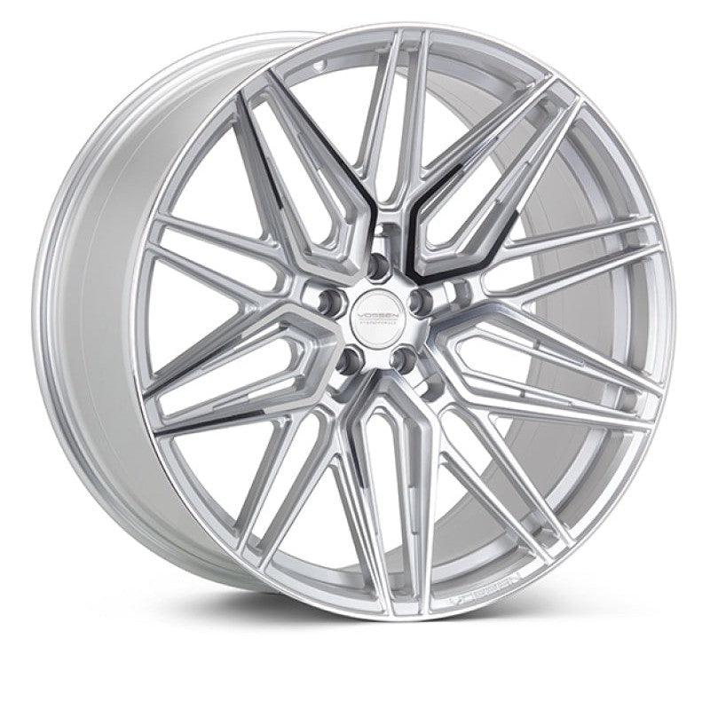 Vossen HF-7 20x9 / 5x120 / ET35 / Flat Face / 72.56 - Silver Polished Wheel - Saikospeed