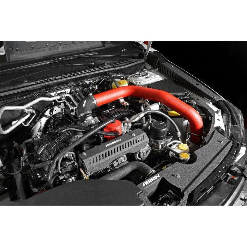 Perrin 22-23 Subaru WRX Front Mount Intercooler Kit (Red Tubes & Silver Core) - Saikospeed