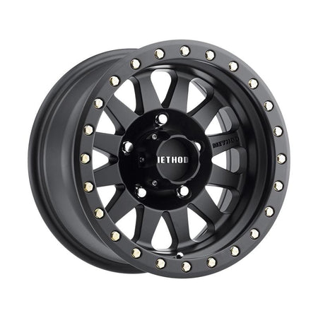 Method MR304 Double Standard 15x8 -24mm Offset 5x4.5 83mm CB Matte Black Wheel - Saikospeed